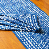 Kalamkari Table Runner in Indigo