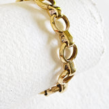Chain Link Bracelet with Labradorite