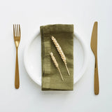 Solid Linen Napkin Set