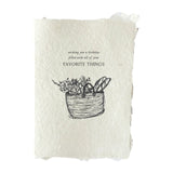 Happy Birthday Basket Card