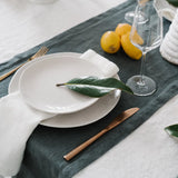 Solid Linen Napkin Set