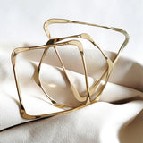 Geo Bangle Bracelet Set