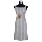 Braided Stripe Chef Apron Set