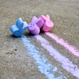 Duckie's Fluffle Handmade Sidewalk Chalk, Pink