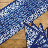 Indigo Fish Table Runner