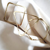 Geo Bangle Bracelet Set