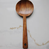 Teak Wood Round Spoon