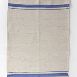 Blue Tan Wide Stripe Tea Towel Set