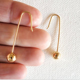 Drop Ball Earrings