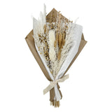 Ivory Thistle and Pampas Bouquet