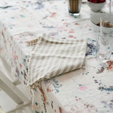 Natural Stripes Linen Tea Towel