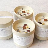 Rooted Herbals Ceramic Votive Candles in Release