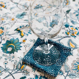 Kantha Stitch Coasters