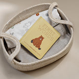 First Words with Cute Embroidered Friends Baby Book