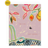 Time Flies Birthday Card