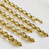 Chain Link Bracelet with Labradorite