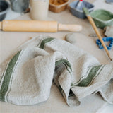 Heritage Stripe Linen Tea Towel