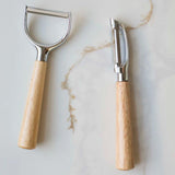 Wood Fruit + Veggie Peeler - C Shape
