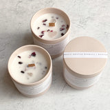 Rooted Herbals Ceramic Votive Candle in Unconditional Love