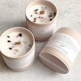Rooted Herbals Ceramic Votive Candle in Unconditional Love