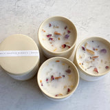 Rooted Herbals Ceramic Votive Candles in Release