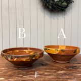 Petite Vintage Folk Art Bowl