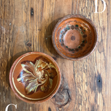 Petite Vintage Folk Art Bowl