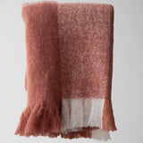 Farah Faux Mohair Checkered Throw