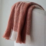Farah Faux Mohair Checkered Throw