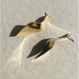 Bronze Wave Earrings