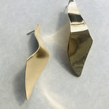 Bronze Wave Earrings
