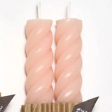 Beeswax Rope Taper Candles
