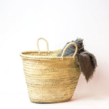 Large Straw Market Basket