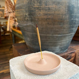 Blush Ceramic Incense Holder