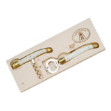 Jean Dubost Corkscrew & Bottle Opener Ivory Handles