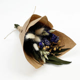 Mini Purple Larkspur & Bunny Tail Bouquet