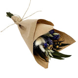 Mini Purple Larkspur & Bunny Tail Bouquet