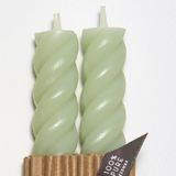 Beeswax Rope Taper Candles