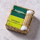 Eucalyptus and Lemongrass Soap and Scrub Gift Set