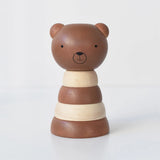 Bear Wooden Ring Stacker