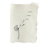 Birthday Wishes Dandelion Card
