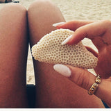 Brass Droplet Ring Band