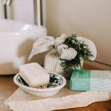 Floral Ceramic Soap Dish