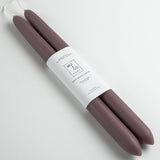 Purple Mauve Beeswax Dipped Candles