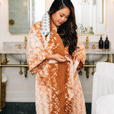 Caramel Tie Dye Robe