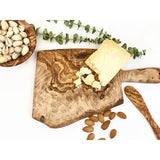 Rustic Olive Wood Cheese Board