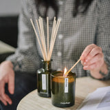 Osmology Scented Candle in Black Oak