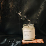 Brooklyn Candle Studio Jar Candle in Leather Jacket