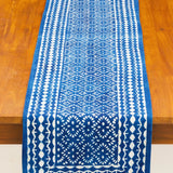 Kalamkari Table Runner in Indigo