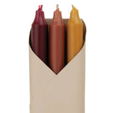 Taper Candles Set of 6 in Autumn Harvest